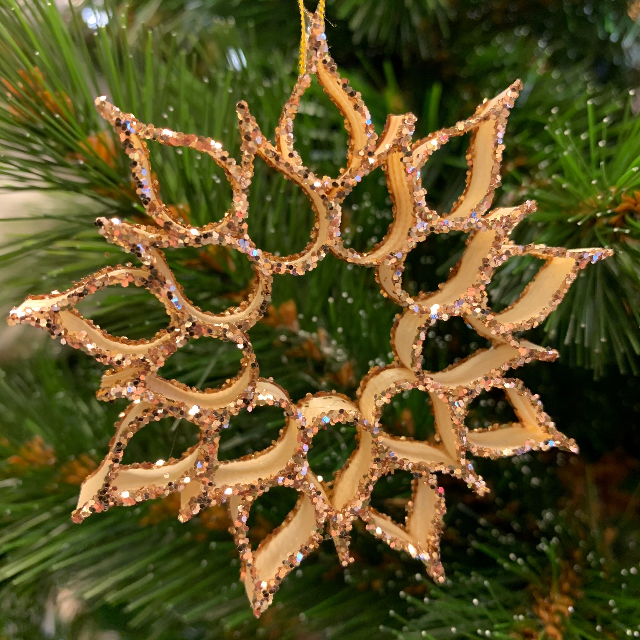 Minitropfenstern mit Flitter